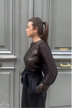 blouse en soie brillante 4