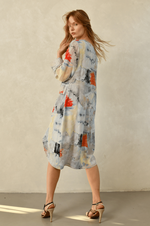 printed silk dress 2