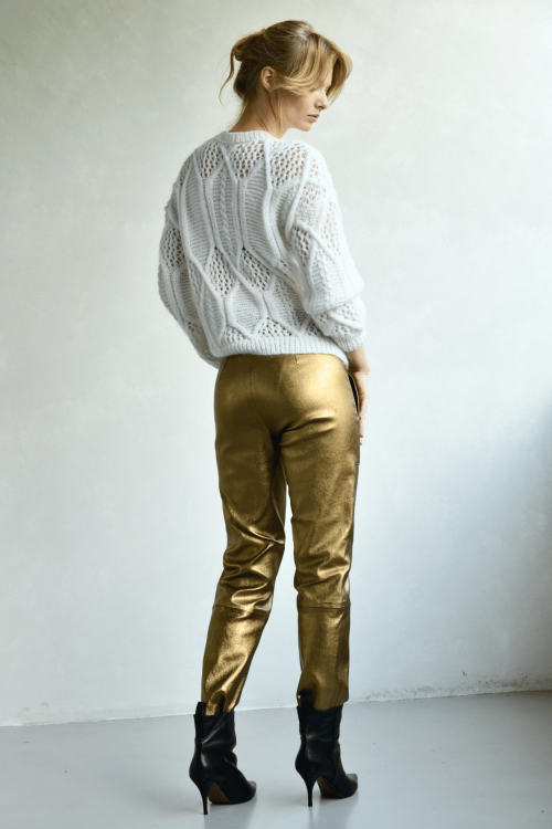 leather pants gold 3